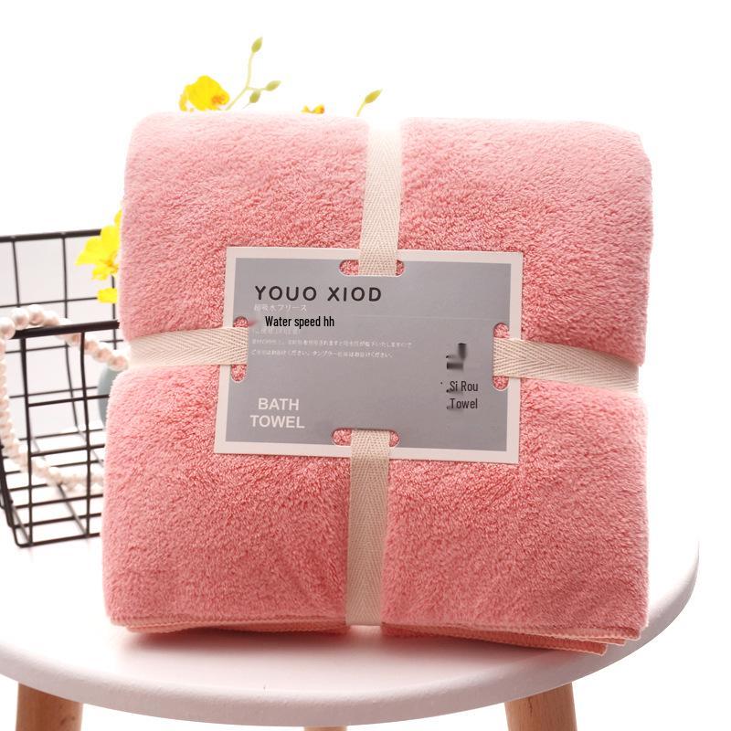 Thickened Absorbent Coral Fleece Edge Towel Gift Box - Soft, 300g for Home Face Washing