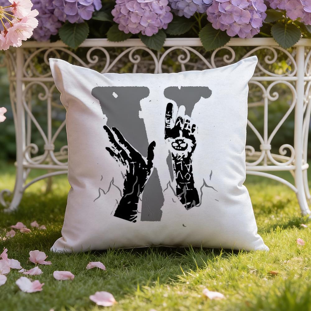 Luxury V-VloneS Cushion Cover Home & Car Dual-Scene Pillow Cover: Reversible for Premium Comfort