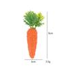 4pcs Miniature Size Easter Decoration Artificial Carrot Decorative Piece Tray Decoration Cute Style Simulation Design Home Decor