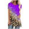 Summer Fashionable Casual Round Neck Short Sleeved T-shirt Comfortable Breathable Colorfu 3d Printed Loose Women's Commuter Versatile T-shirt