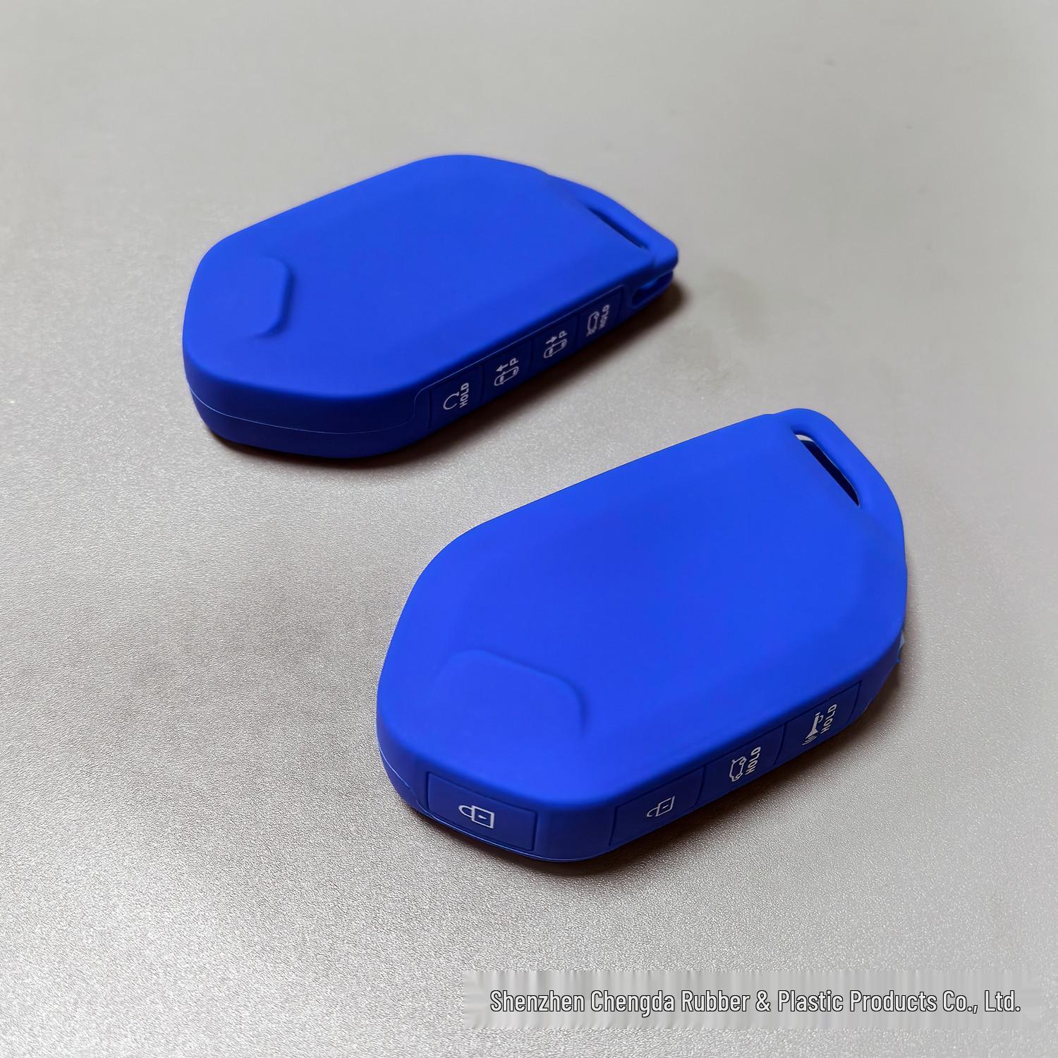 Fits 25 Kia K3 Models: 4-Button Silicone Smart Key Cover with EV5 6-Side and EV9 8-Button Options, Compatible with Yueda. Default Bulk