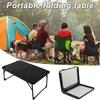 Składany stół kempingowy przenośny uchwyt gumowy wytrzymały stop aluminium antypoślizgowy wielofunkcyjny na zewnątrz piesze wycieczki piknik grill przenośny stolik do herbaty