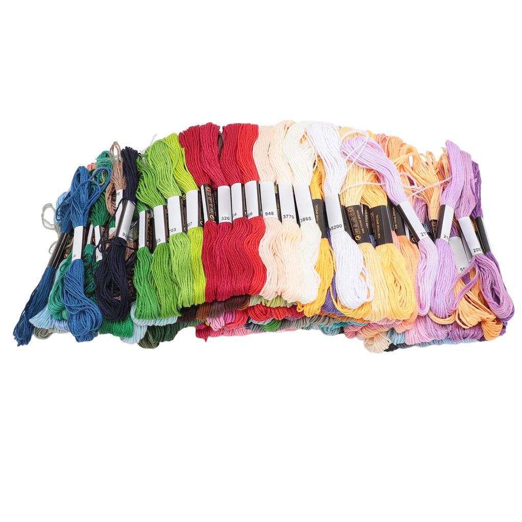 Ațe de Broderie 200 Culori Ațe de Cusut în Cruce Ață pentru Brățări de Prietenie Ață de Broderie pentru