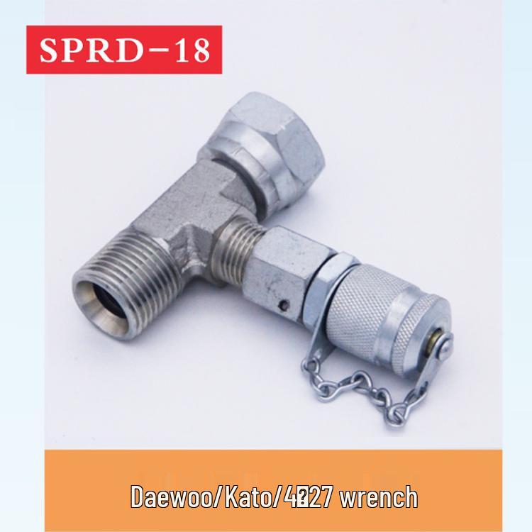 Excavator Hydraulic Pressure Gauge Adapter Set
