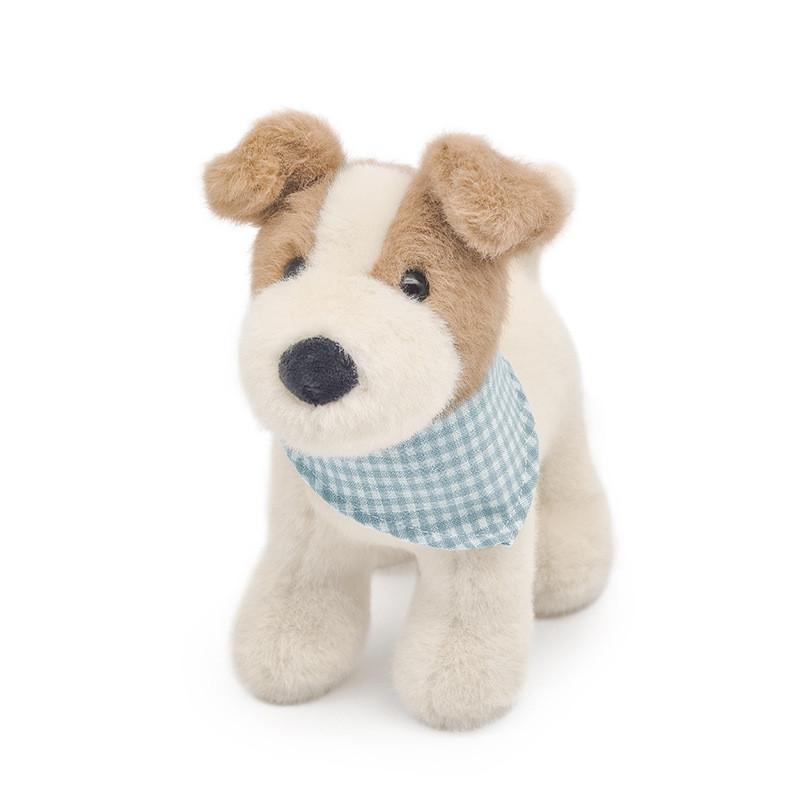 Fox Plush Terrier Toy Animal Dog Stuffed Doll Room Decoration Kids Gift 18cm
