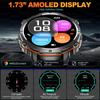 2026New Military T-Rex3 Sports Smart Watches Men 1000mAh Battery 10ATM Waterproof Compass 1.73" AMOLED Screen BT Call Smartwatch