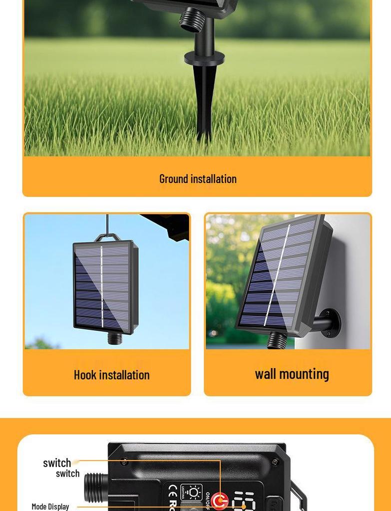 G40 Solar LED String Lights: Outdoor Copper Wire, Drop-Proof, Perfect for Atmosphere Decoration