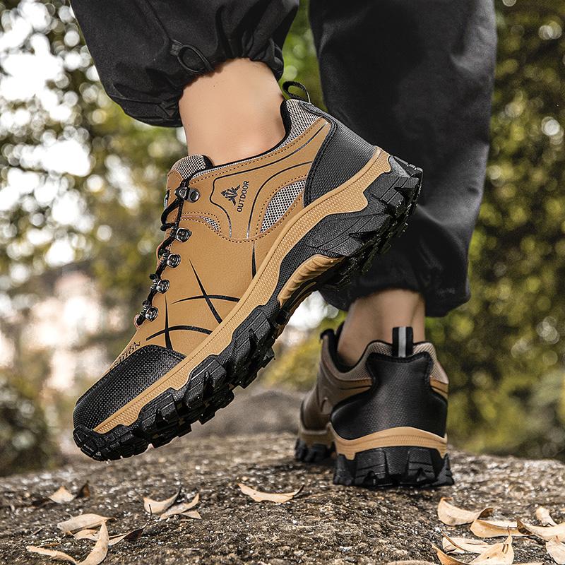 Men's Sneakers Comfortable Thick Bottom Mountaineering Anti Slip Outdoor Walking Casual Work Shoes Zapatillas De Deporte