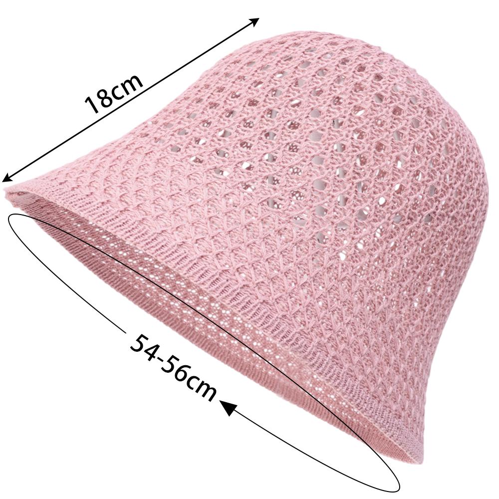 Beach Korean Straw Hat Summer Women Visor Breathable Chic Bucket Hats Fisherman Cap Hand Weaving Girl Fishing Sun Caps for Women