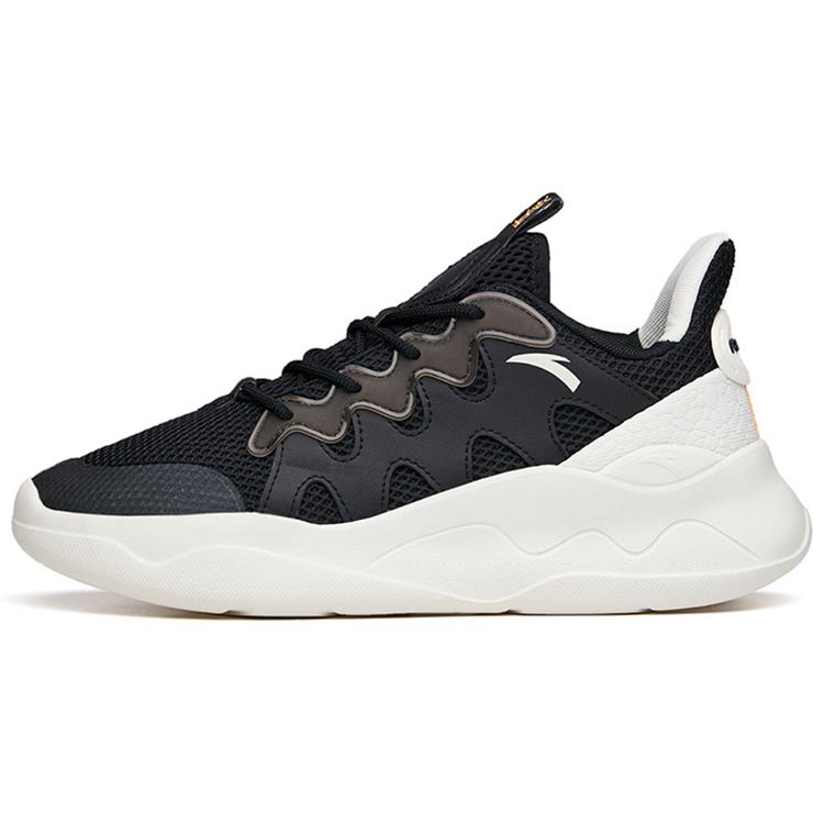 New Anta Life Collection Low Top Casual Shoes Men's Black White 112238870S-3