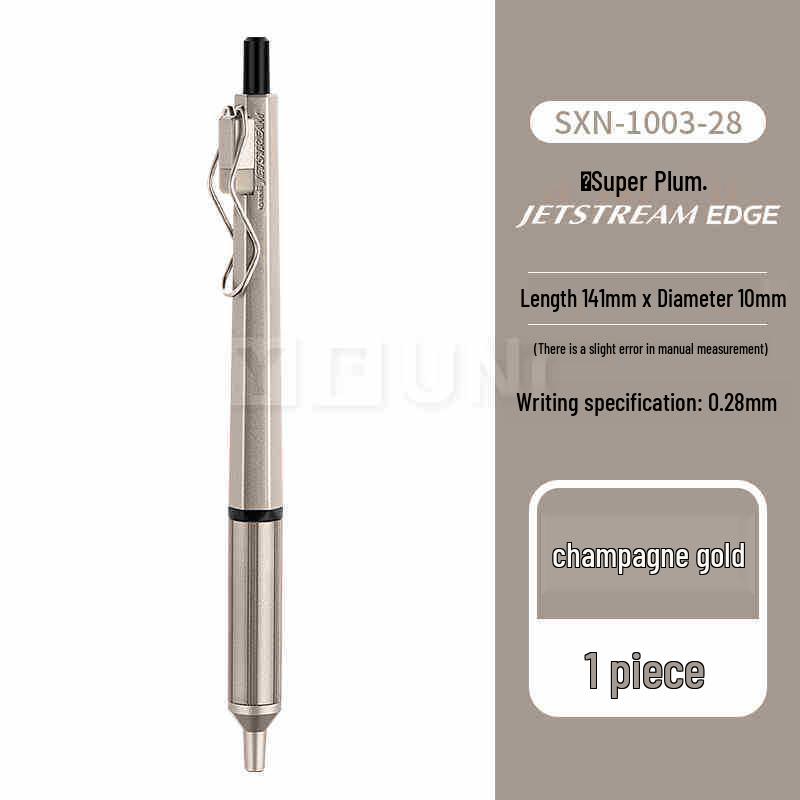 Mitsubishi Uni SXE3-2503 Metal Barrel Low Gravity 0.28mm Oil-Based Ballpoint Pen