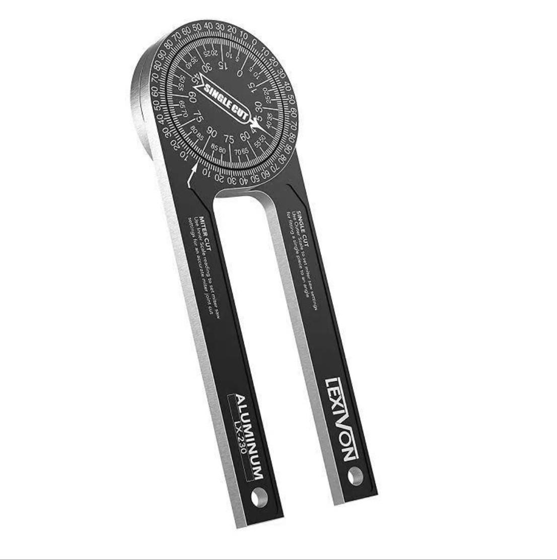 

Угломер на 360°, торцовочная пила из алюминиевого сплава, транспортир, деревообрабатывающий инклинометр, торцовочная пила, устройство для измерения угла деления инструмента