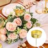 4PCS Festive Spike Base Candle Containers Tea Light Holders Iron Tea Light Candle Cups 4.2cm 4.2cm