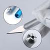 Cake Sculpture Carving Metal Scalpel Engraving Cutter with 6pcs Blade Pastry Tools Non-slip Knife