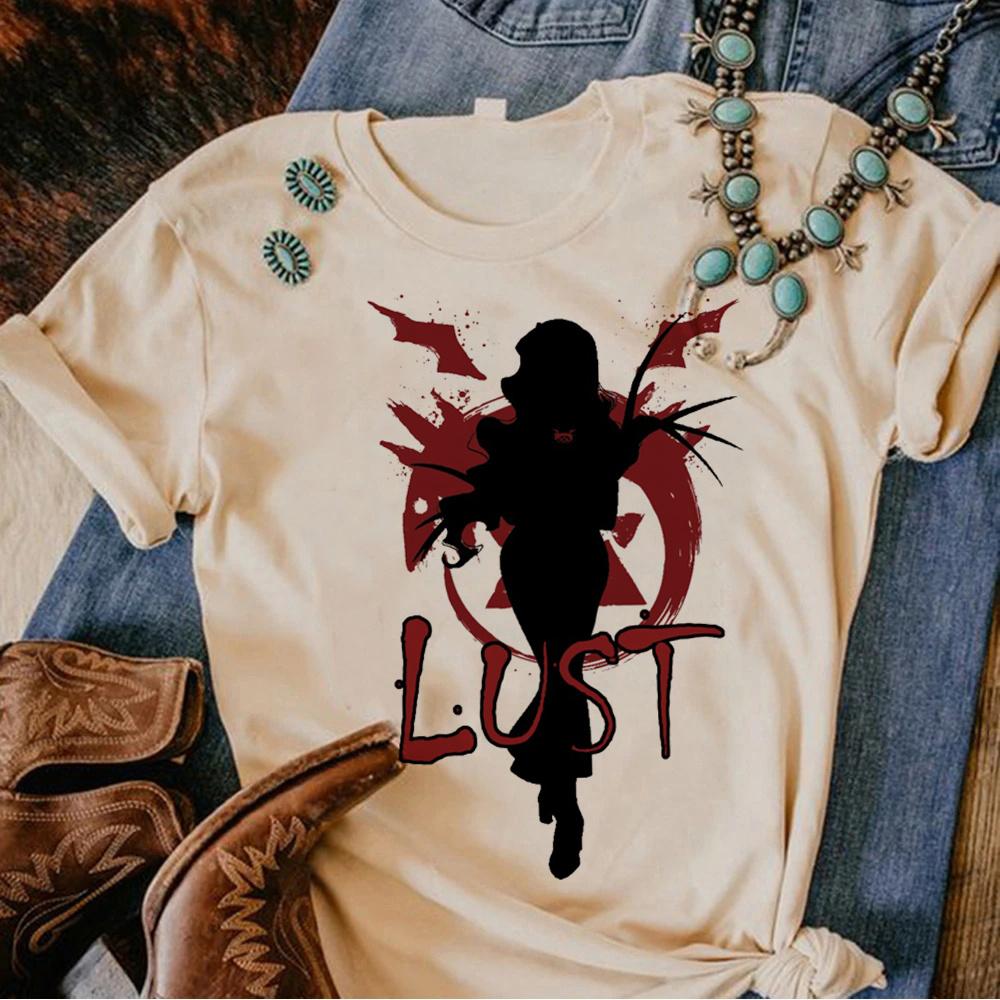 Fullmetal Alchemist t shirt women comic top female streetwear manga designer clothing