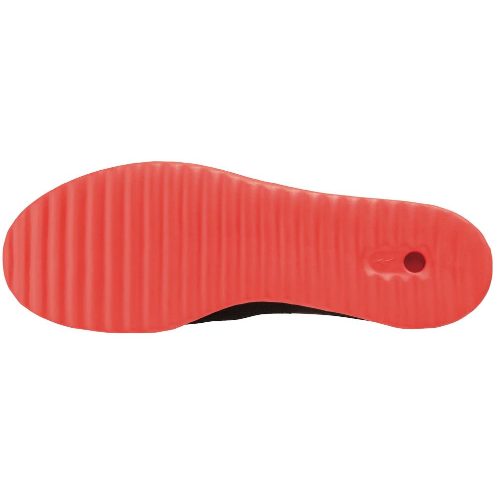 Mizuno Walking Shoes Mizuno Energy Ultra Light Sneakers Casual Foldable Lightweight Cushion cm 2E Slip-on Black/Red 23.0