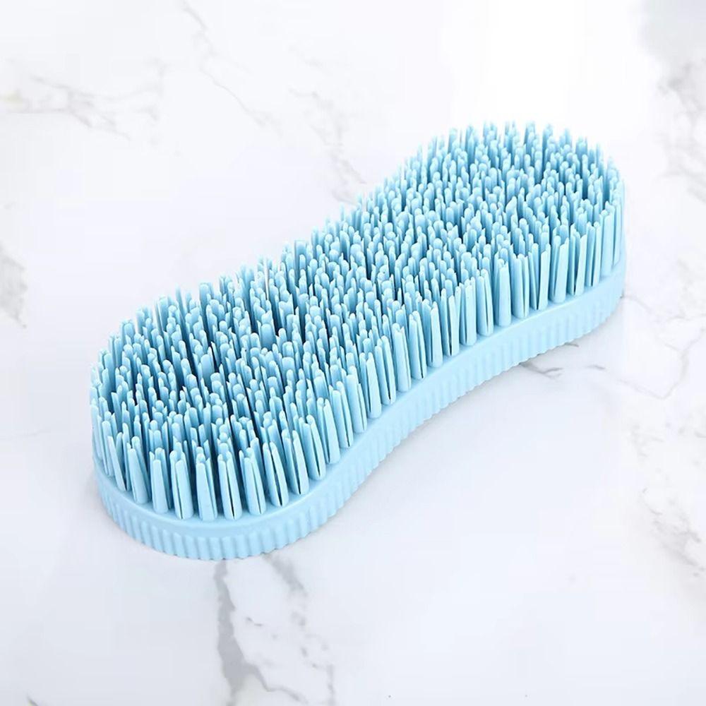 1Pcs Hard Bristle Horse Grooming Brush Colorful Equestrian Massage Tool  for Effective Cleaning Care