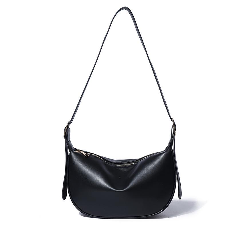 

Женская модная сумка-пельмень через плечо кроссбоди большой вместимости чёрный