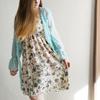 2023 Sommer Blumenbedrucktes Chiffon Mini Kleid Damen Lässig Mode Spaghetti Träger Ärmellos Elastisches Hochtaillenkleid