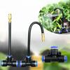 Automatic Irrigation Patio Greenhouse 8/6/12MM Quick Push Fit Drip Irrigation Fittings Kit Garden Watering System Connectors
