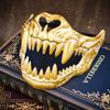 Halbgesichtsmaske aus Japan, Halloween, böser Teufel, Partymaske, Spielzeug, Dämon, Samurai-Maske, Maskerade, Party-Zubehör
