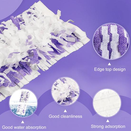 12 Pcs Disposable Mopping Pad Refills Wet or Dry Use Mop Pad Replacements Power Mop Pads for Swiffer PowerMop