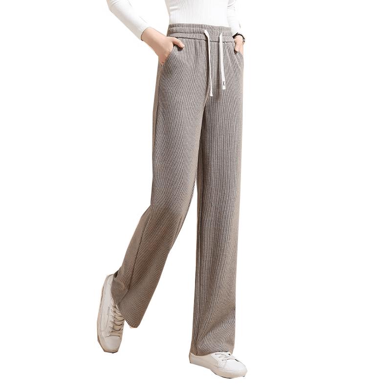Women's Loose Fit Wide-Leg Casual Trousers