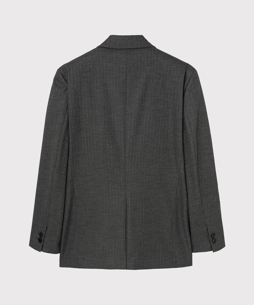 Nonblank [Nonblank X Ojg][Saint Year] Loose Fit Jacket_Grey Stripe