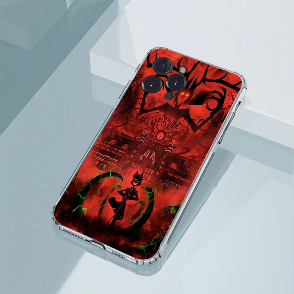 

HazbinS H-Hotels AlastorS Phone Case For iPhone11,12,13,14,15,16,17,Plus,Pro,Max,Plus,Transparent Cover iPhone12PRO