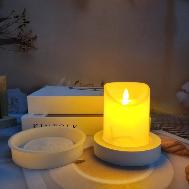 Candle Mould Castings Molds DIY 3D Silicone Mould Candlestick Candle Molds Silicone Molds Handicrafts for Candle Holder