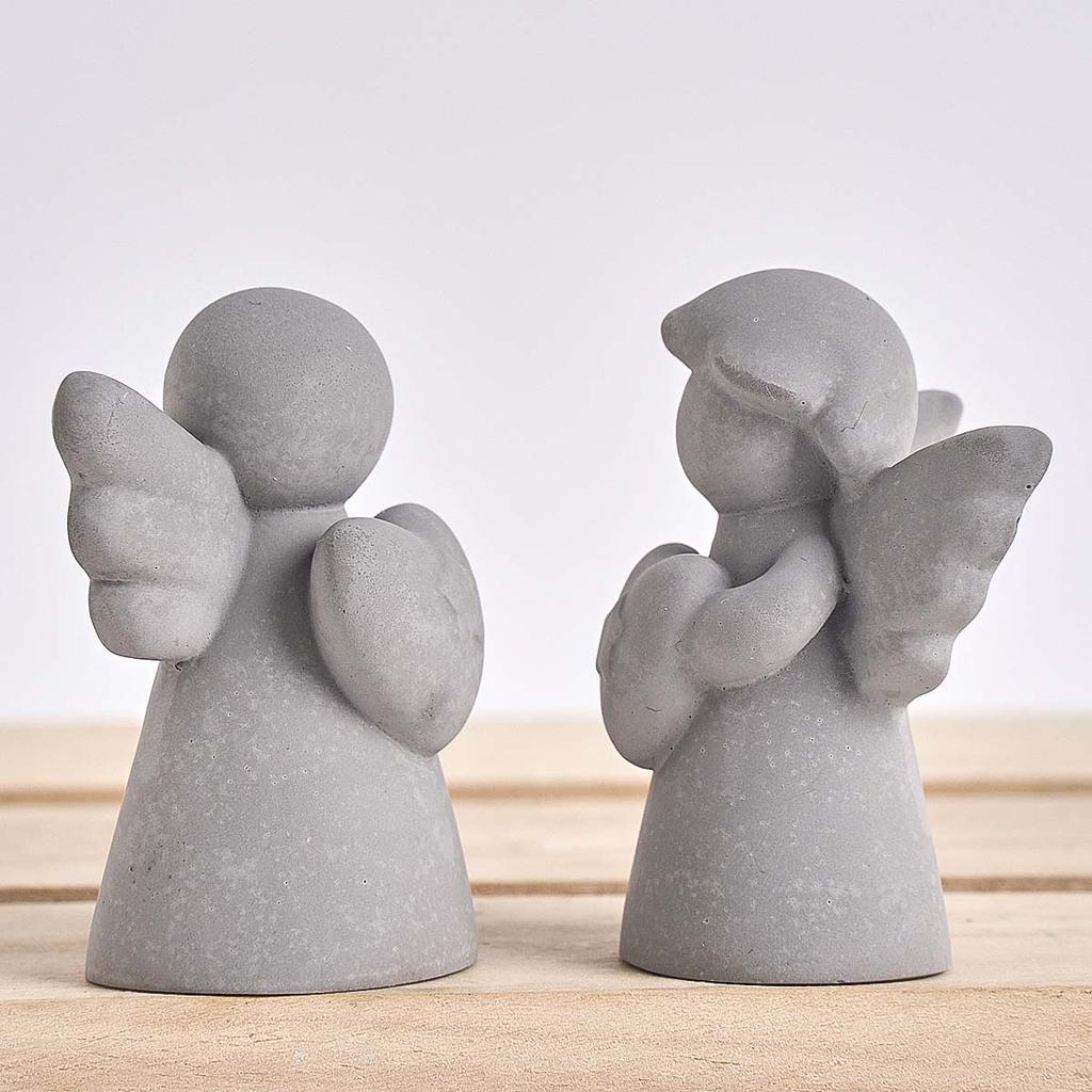 Herz Flügel Mädchen Silikon Kerzenform DIY Engel Aromatherapie Gips Gussformen Gips Harz Handwerk Herstellung Heimdeko Kunst Geschenk