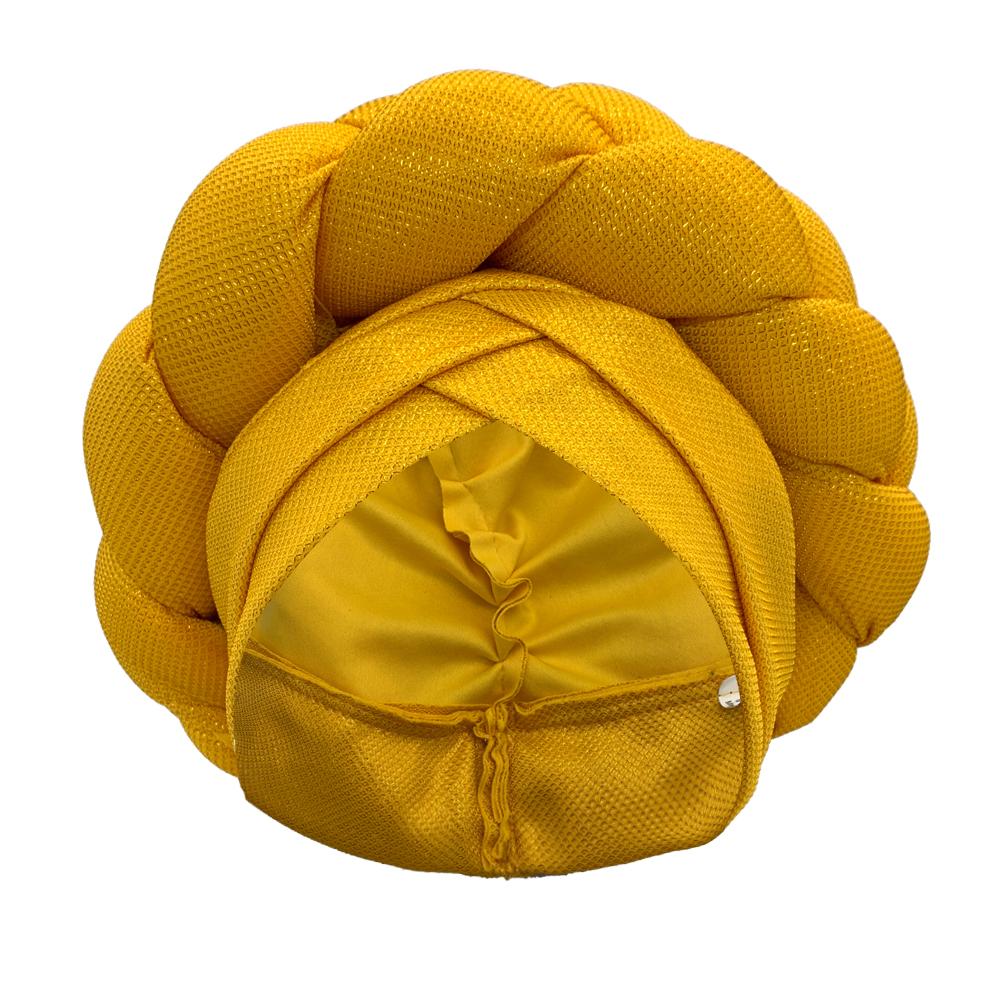 Solid Color Braid Turban Caps for Women Muslim Hijab Braid Hat Islamic Headwear Female Head Wrap Bonnet African Turbans
