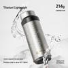 TOMIC Pure Titanium Insulated Tea Infuser Mug