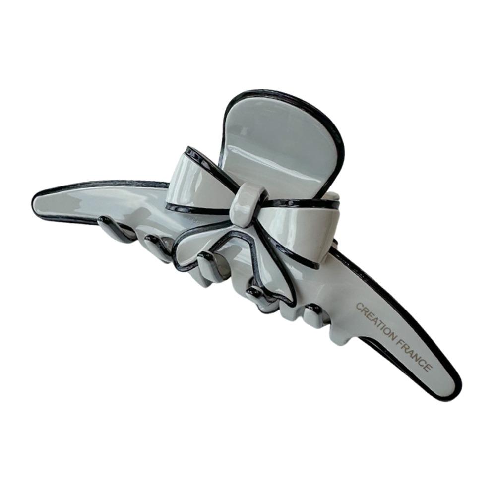 Large Size Acetate Hair Clip High-end Design Double-sided Bow Clip Hairpin  Girls Hair Ornament
