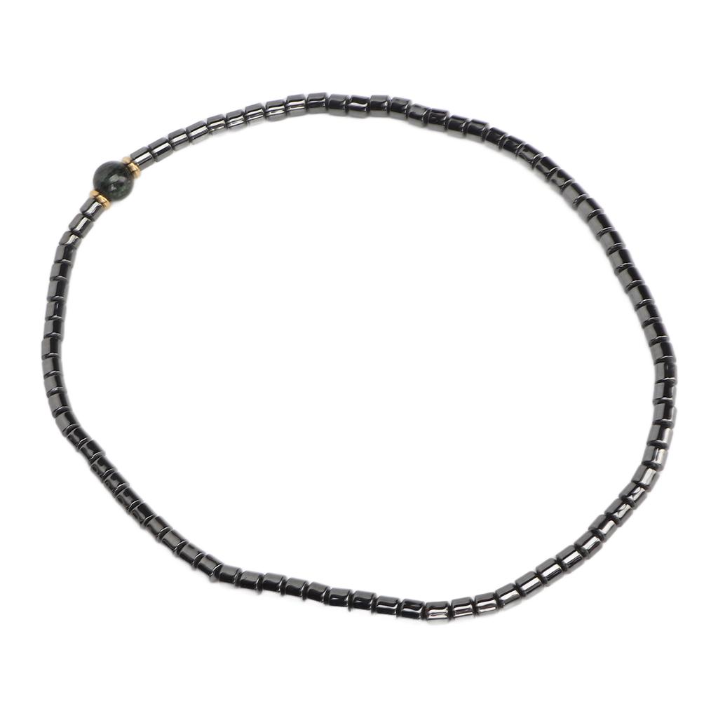 Terahertz Necklace Reduce Pressure Promote Circulation Round Bead Pendant Necklace