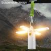 Outdoor Multifunctional Folding Camping Lamp Tent Atmosphere Lamp Handheld Hanging Lamp Portable Lighting Lamp USB Rechargeable