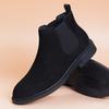 High-End Chelsea Boots aus Rindsleder für Herren, echtes Leder, Herbst- und Winterstiefel, britische Martin Boots, Herren High-Top Kurzstiefel, Anzugschuhe