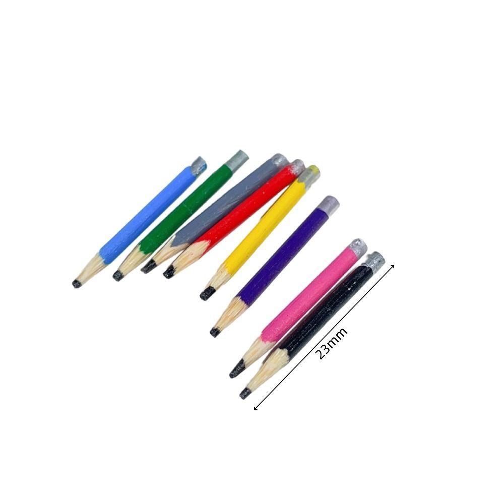 Simulation Dollhouse Pencils Pretend Play Miniature Pen Mini Colored Pencils  Home Decor