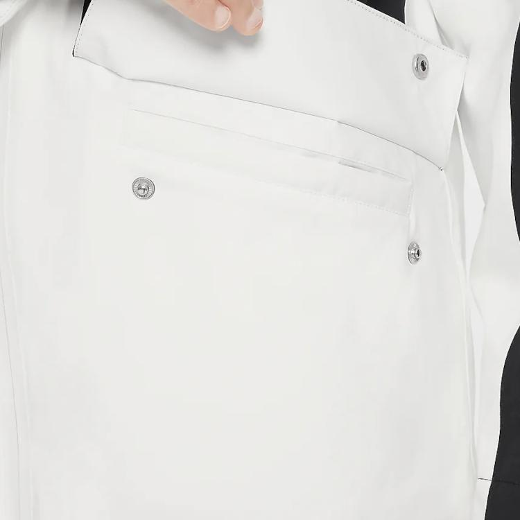 Nike Hooded Jacket Fashionable Comfortable Kids jackets Sail-White HQ7158-133