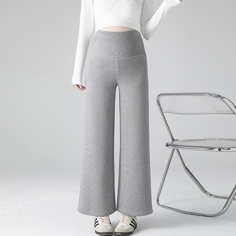 2026 Women s Maternity Wide-Leg Pants - Spring/Summer Drapey Casual Fit Extra Large серый