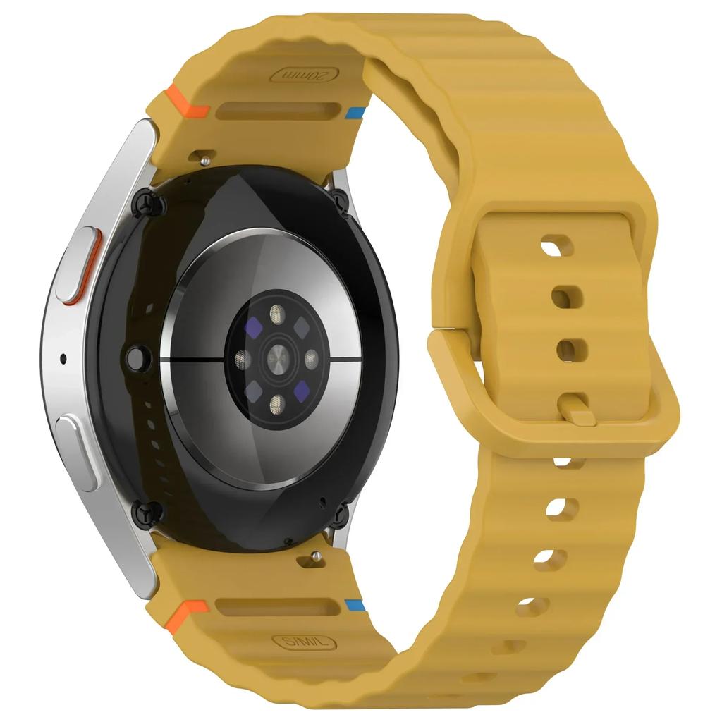 Silicone Strap for Samsung Galaxy 7 FE 6 5 4 40mm 40mm/6 Classic/5 pro 45mm 47mm 43mm No Gaps Bracelet for Watch 7 6 Accessories