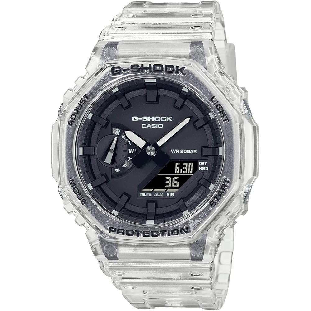 Casio G-Shock GA-2100SKE-7AJF Men s Skeleton Series Clear Watch