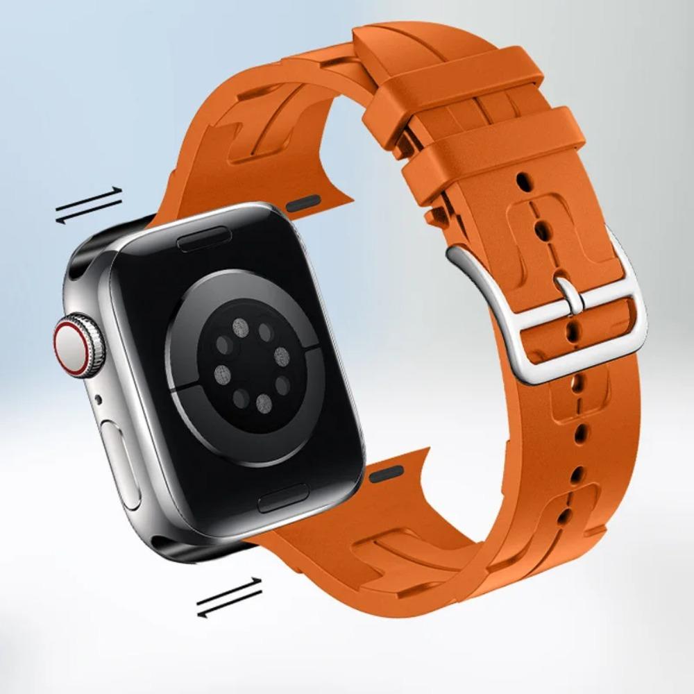 Silikonarmband für Apple Watch Band 46mm 42mm 45mm 41mm 49mm 44mm 40mm Weiches Armband iWatch Serie 10 Ultra 9 8 7 6 5 SE 4 Armband