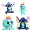 25cm/9.6in Disney Stitch Pluszowa Miękka Zabawka Wypchana Lalka Boże Narodzenie Dzieci Prezent