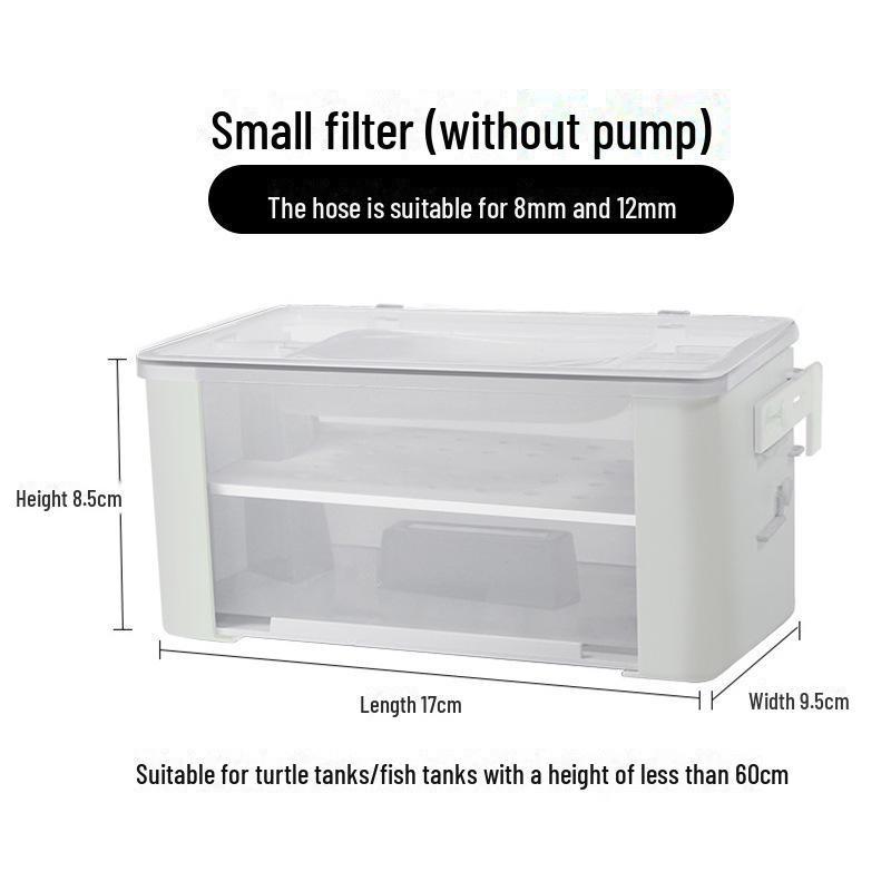 Multi-Layer Turtle Tank Waterfall Filter for Low Water Levels