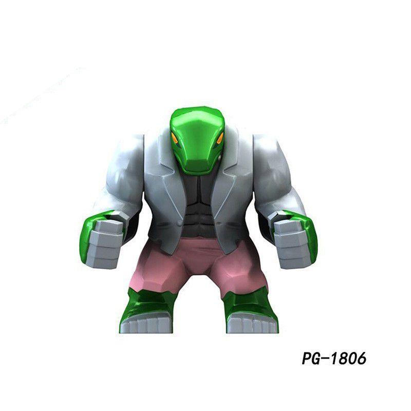 Super British Minifigure Son Of Hulk Red Tank Mud Face Serum Rhino Venom