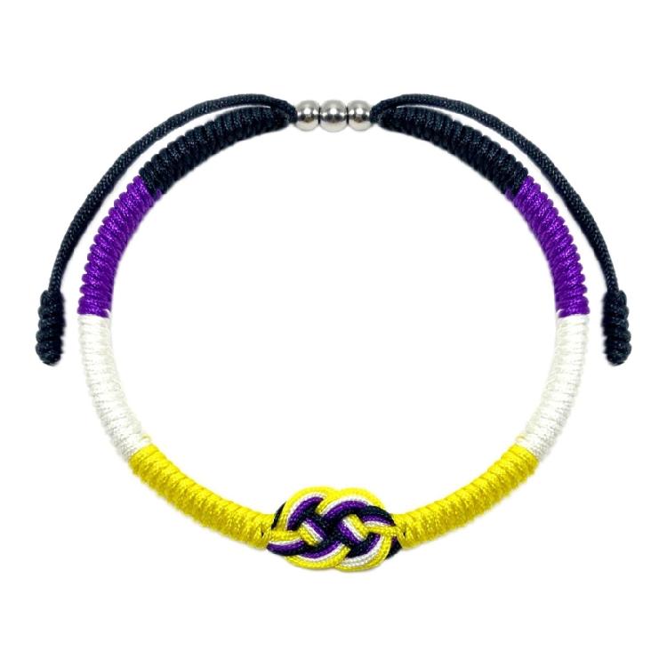 Adjustable Unique Bracelet Cotton Sturdy Hand Rope Handmade Accessory Craft Supplies for Daily Use and Outdoor Wear