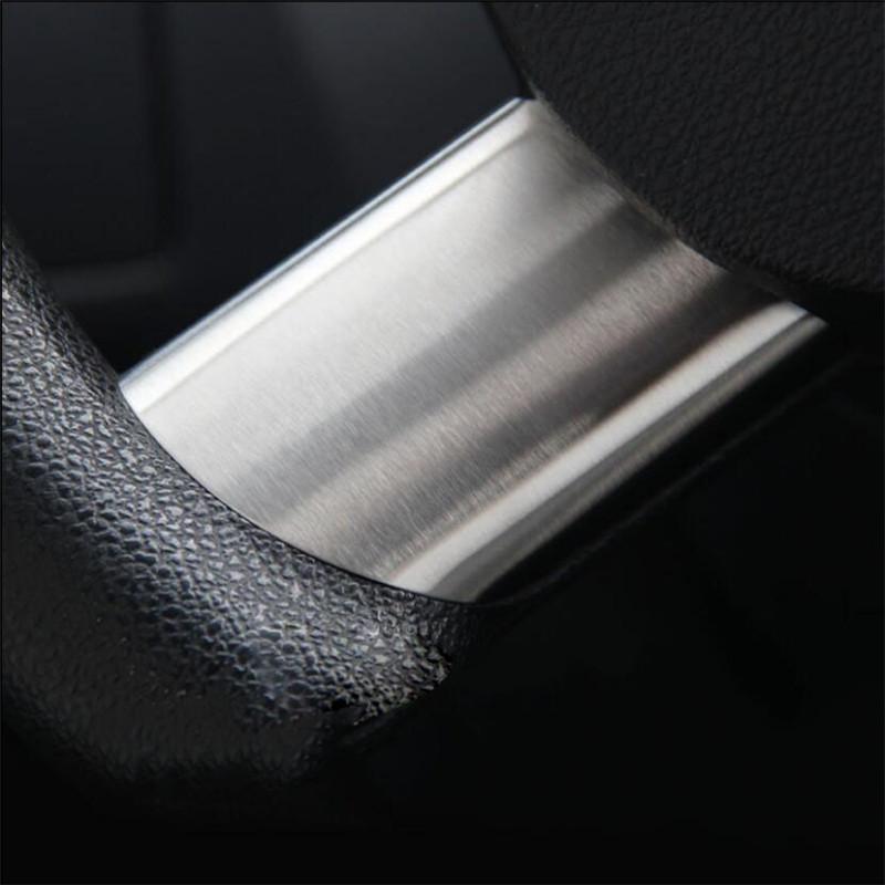 4pcs Steering Wheel Decoration Cover Trim Car Stickers For Ford Focus 2 MK2 2005-2011/KUGA 08-12/ C-MAX 2007-10 Auto Accessories
