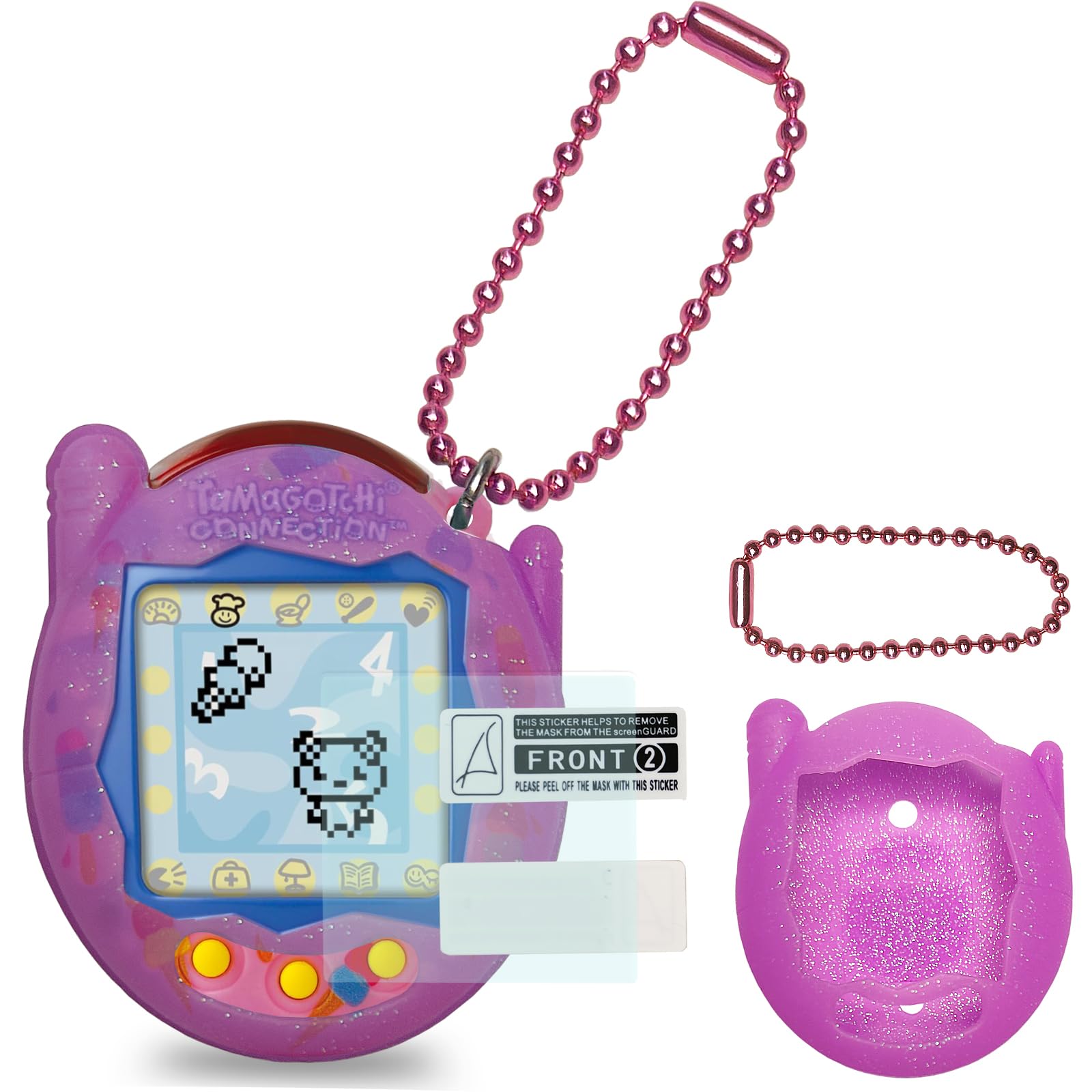 

Заміна силіконового чохла BCWXION для Tamagotchi Connection Interactive Virtual Screen Protector для Tamagotchi Connection Electronic Pet фіолетовий