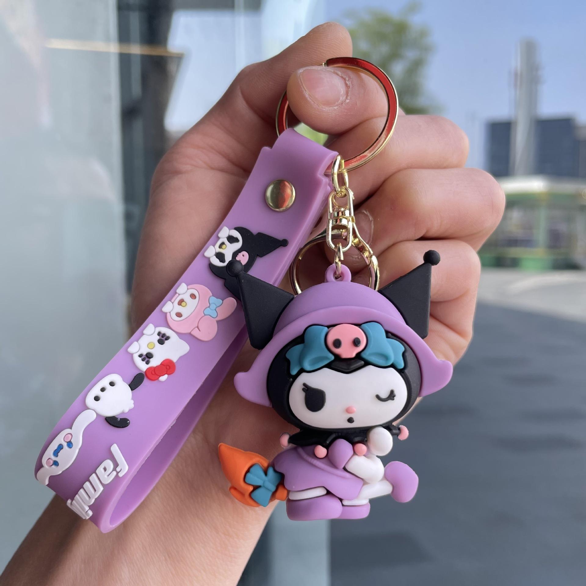 Cute Cartoon Character Keychain Bag Pendant Couple Gift Magical Girl Style Accessory
